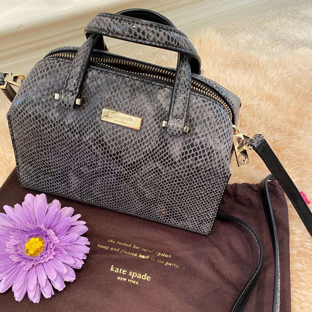 Kate Spade New York snake skin small bag w/strap